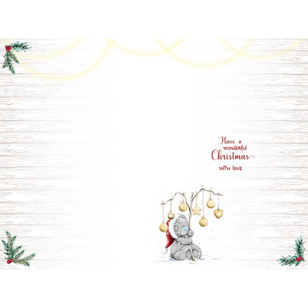Lovely Granddaughter Me to You Bear Christmas Card Extra Image 1